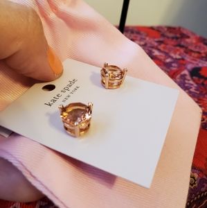 Kate Spade rise and shine studs in color light peach. NWT